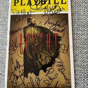 Playbill - “Lestat” - Signed